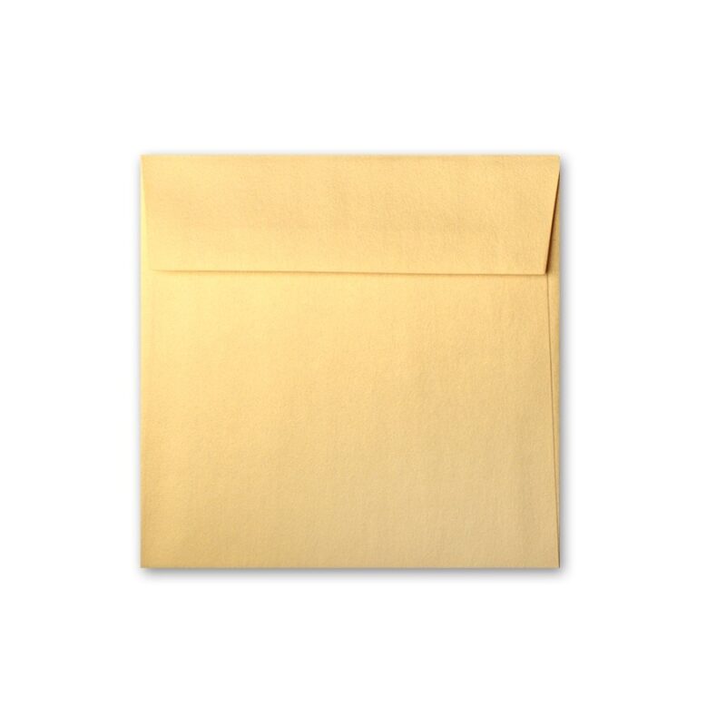 Gold 6.5" Square Flap Envelope Gold 6.5" Square Flap Envelope