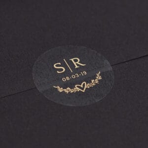 Monogram Wreath Seals