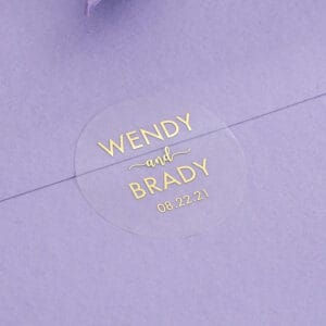 Classy Name & Date Seals