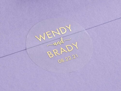 Classy Name & Date Seals