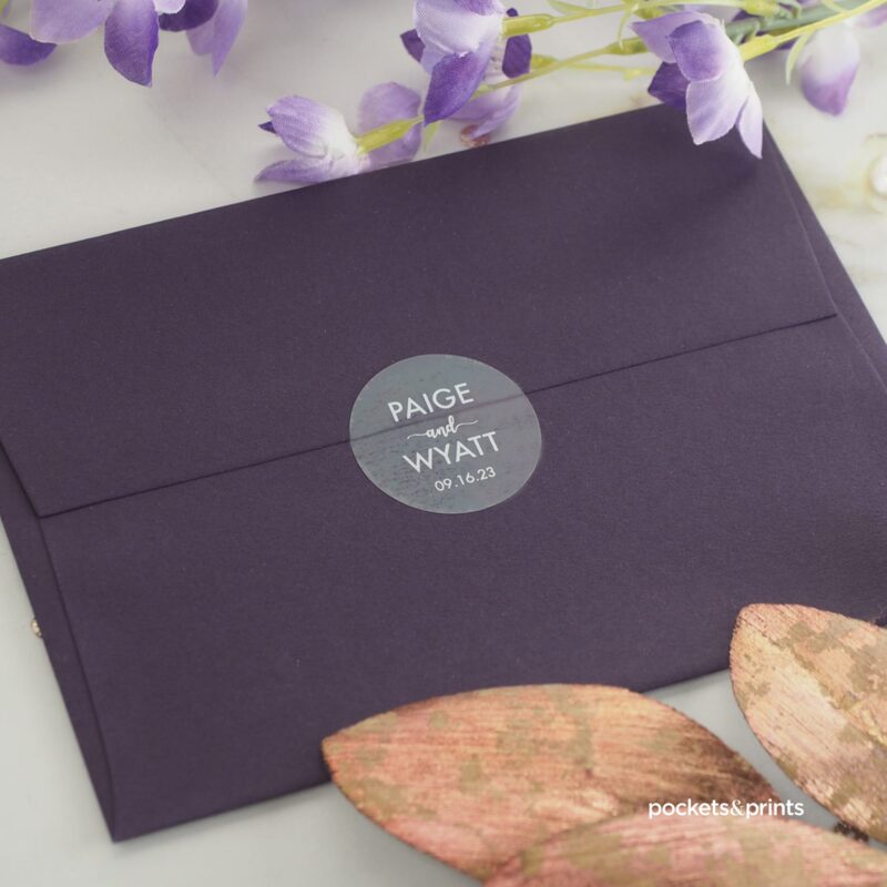 Classy Name & Date Seals