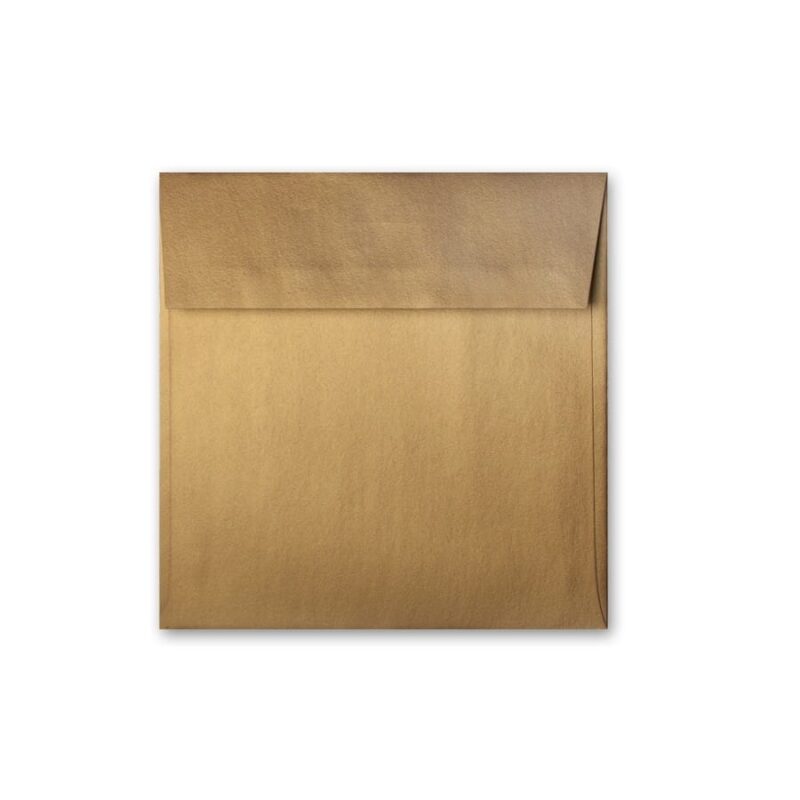Antique Gold 6.5" Square Flap Envelope Antique Gold 6.5" Square Flap Envelope