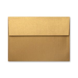 Antique Gold A7 Square Flap Envelope