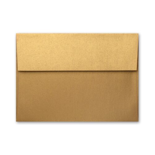 Antique Gold A7 Square Flap Envelope