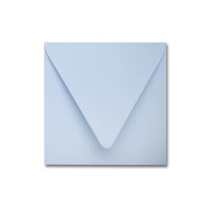 Azure Blue 6.5" Square Euroflap Envelope