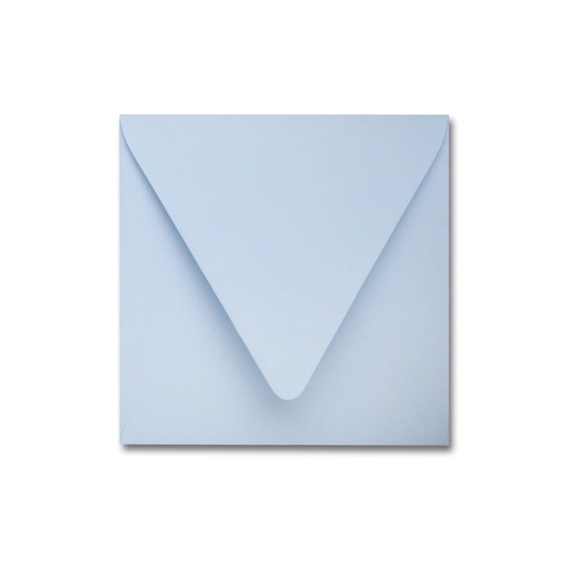 Azure Blue 6.5" Square Euroflap Envelope