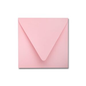Candy Pink 6.5" Square Euroflap Envelope