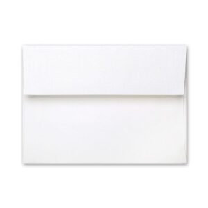 Crystal White A1 Square Flap Envelope