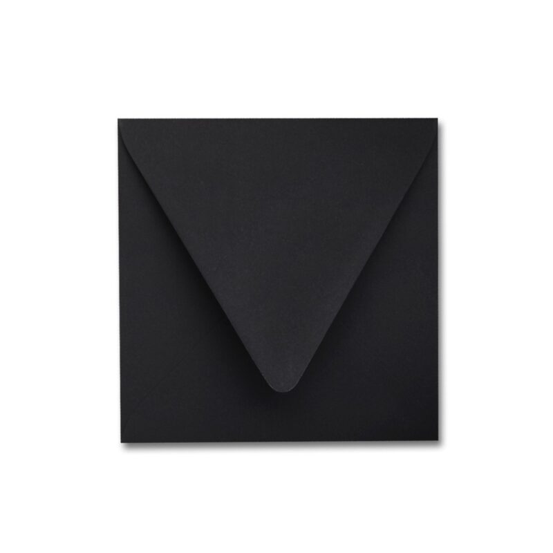 Ebony 6.5" Square Euroflap Envelope