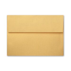 Gold A7 Square Flap Envelope