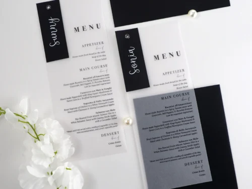 Opaque Menu with Name Tags - Image 2