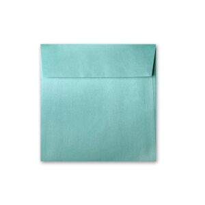 Lagoon Aqua 6.5" Square Flap Envelope