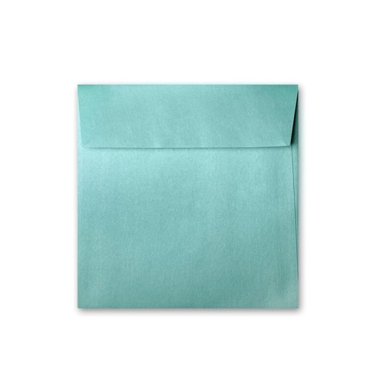 Lagoon Aqua 6.5" Square Flap Envelope