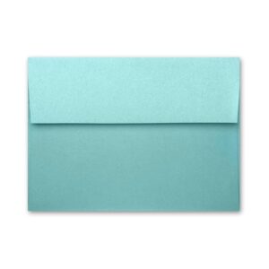 Lagoon Aqua A7 Square Flap Envelope