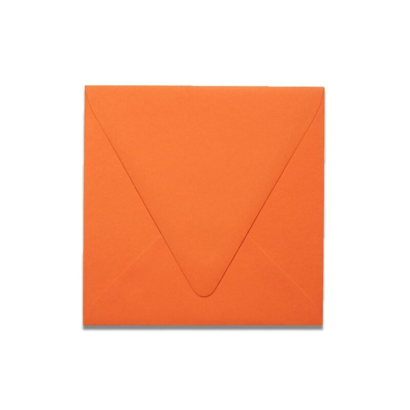 Mandarin 6.5" Square Euroflap Envelope Mandarin 6.5" Square Euroflap Envelope