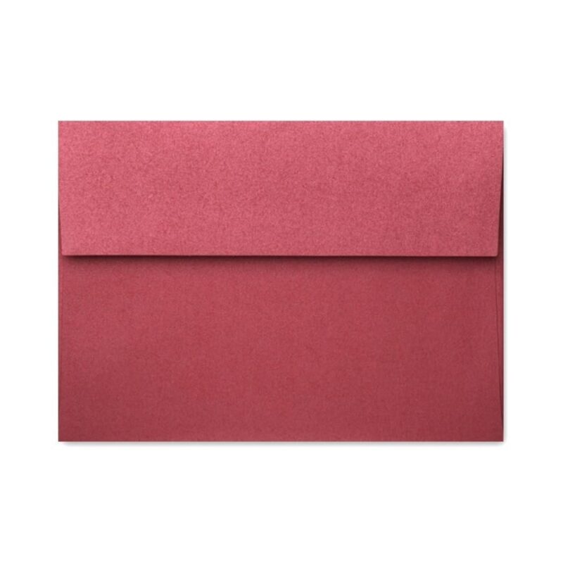 Mars Red A7 Square Flap Envelope