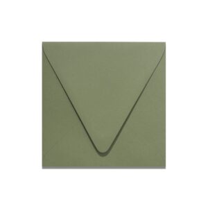 Mid Green 6.5" Square Euroflap Envelope