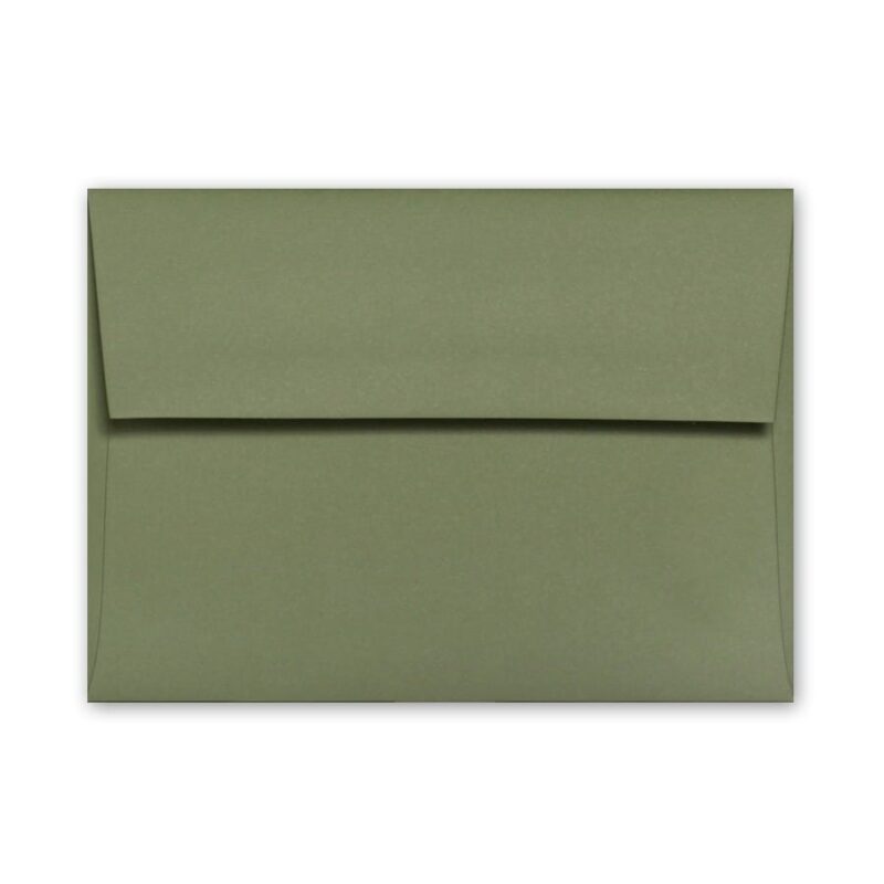 Mid Green A7 Square Flap Envelope