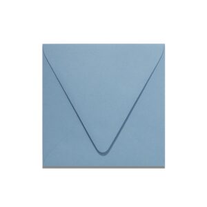 New Blue 6.5" Square Euroflap Envelope