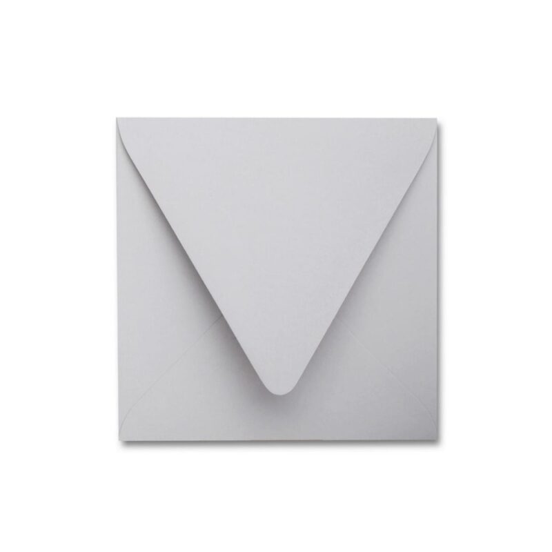 Pale Grey 6.5" Square Euroflap Envelope Pale Grey 6.5" Square Euroflap Envelope