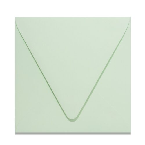 Powder Green 6.5" Square Flap Envelope