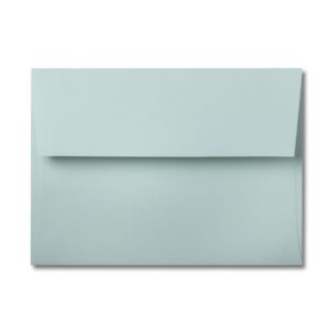 Powder Green A7 Square Flap Envelope