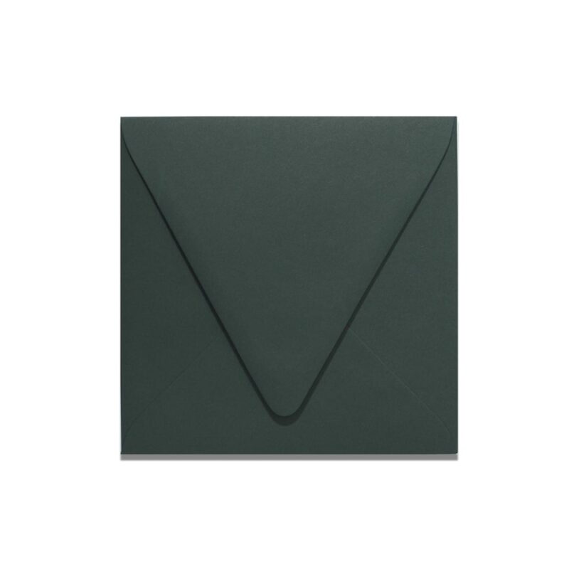 Racing Green 6.5" Square Euroflap Envelope