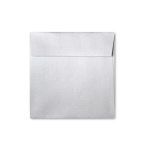 Silver 6.5" Square Flap Envelope