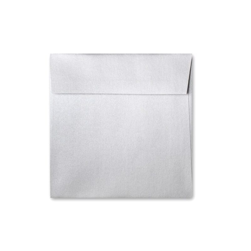 Silver 6.5" Square Flap Envelope Silver 6.5" Square Flap Envelope