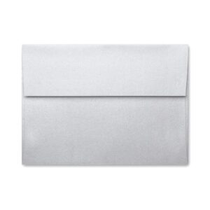 Silver A1 Square Flap Envelope