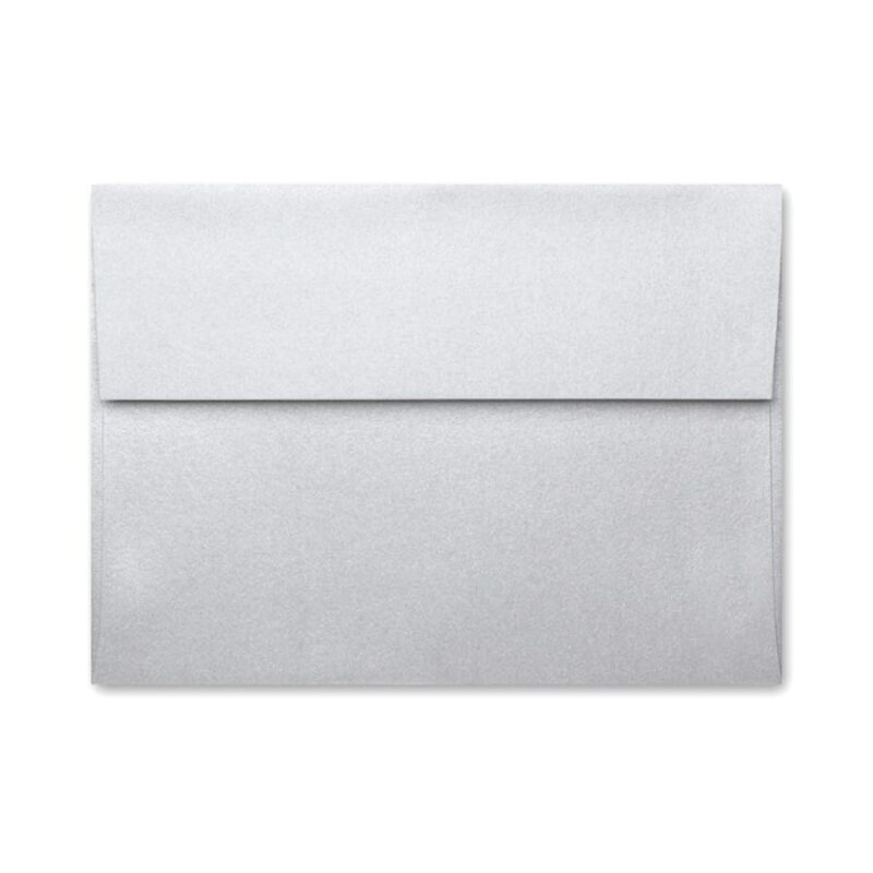 Silver A7 Square Flap Envelope Silver A7 Square Flap Envelope