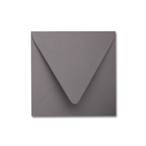 Smoke 6.5" Square Euroflap Envelope