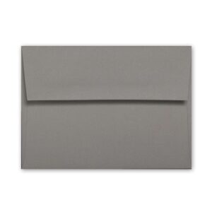 Smoke A7 Square Flap Envelope