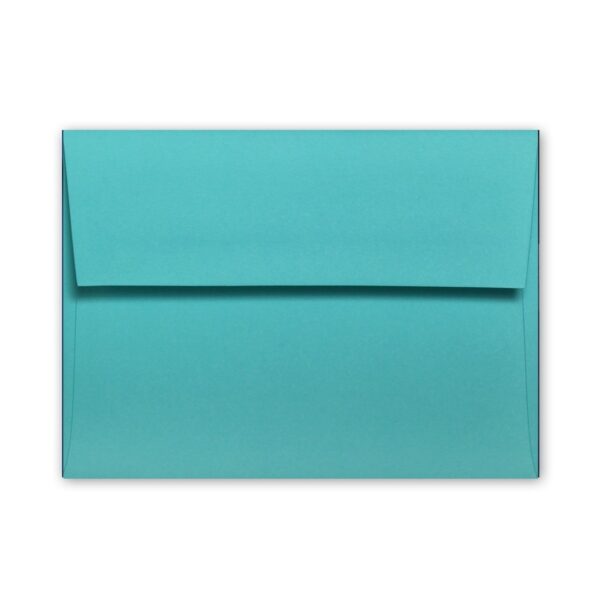 Turquoise A1 Square Flap Envelope