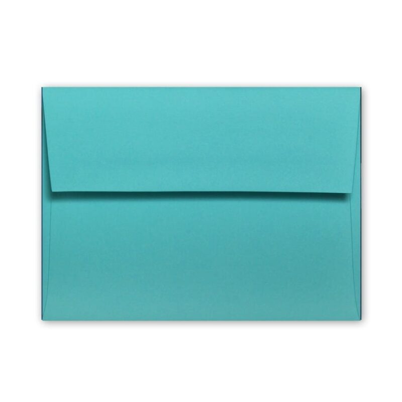 Turquoise A7 Square Flap Envelope Turquoise A7 Square Flap Envelope