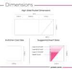 High Slide – Square Invitation Pocket