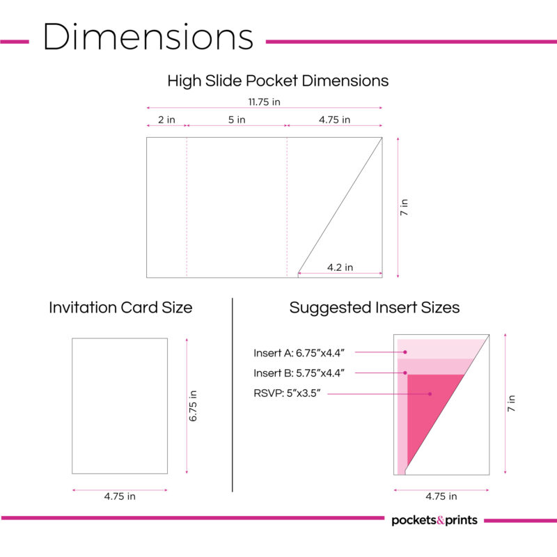 High Slide – A7 Invitation Pocket