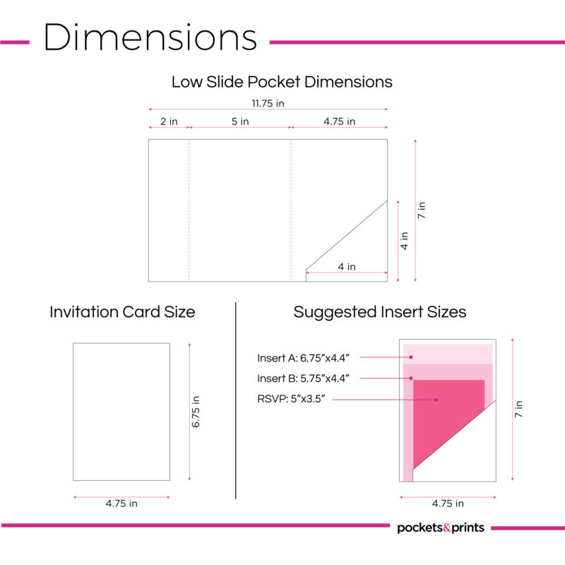 Low Slide – A7 Invitation Pocket