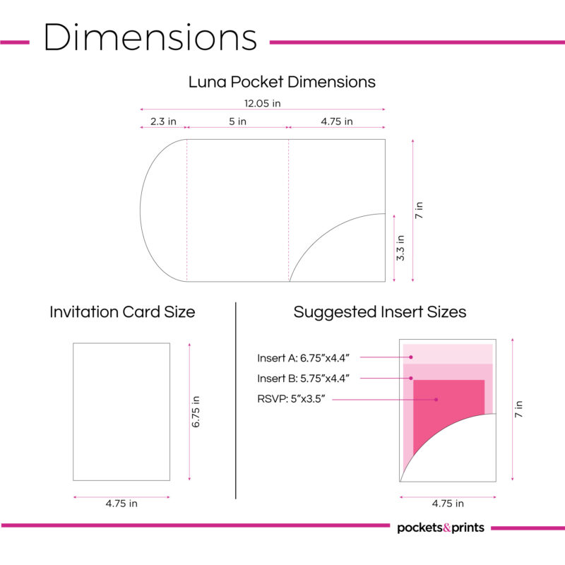 Luna – A7 Invitation Pocket