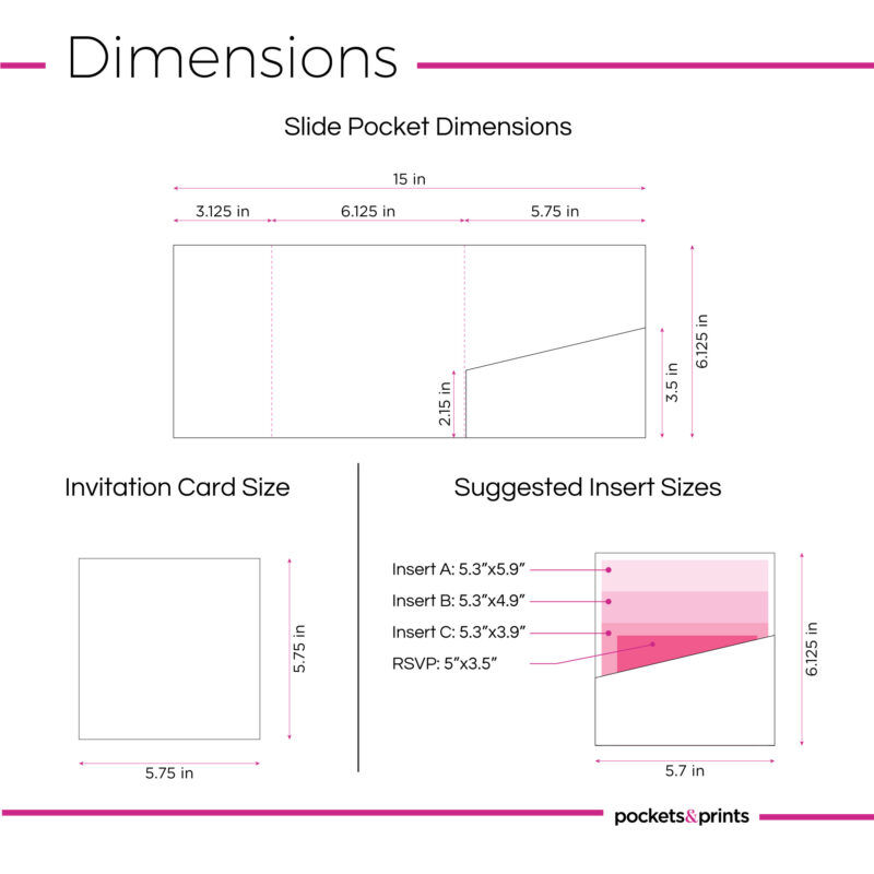 Slide – Square Invitation Pocket