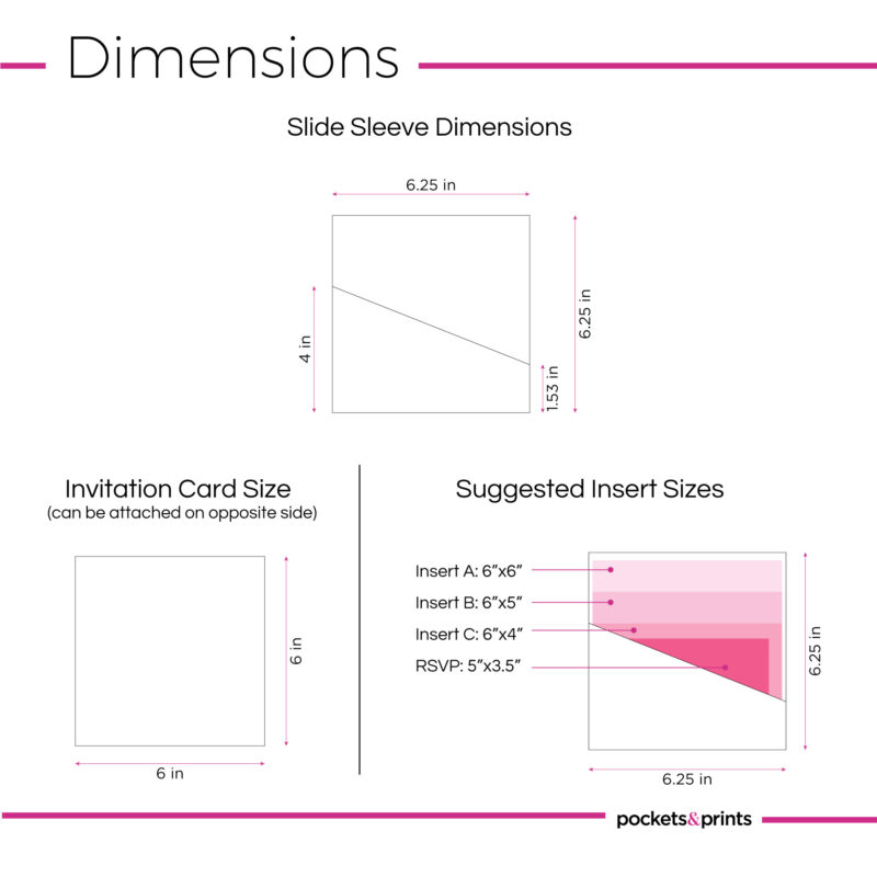 Slide – Square Invitation Sleeve