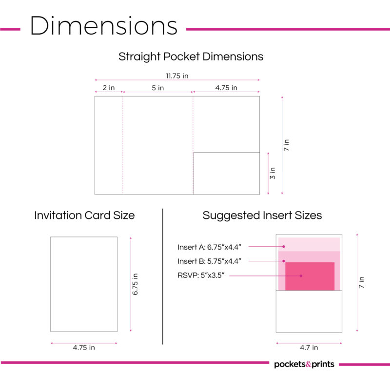 Straight – A7 Invitation Pocket