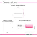Straight – Square Invitation Sleeve
