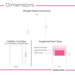 Straight – A7 Invitation Sleeve