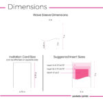 Wave – A7 Invitation Sleeve