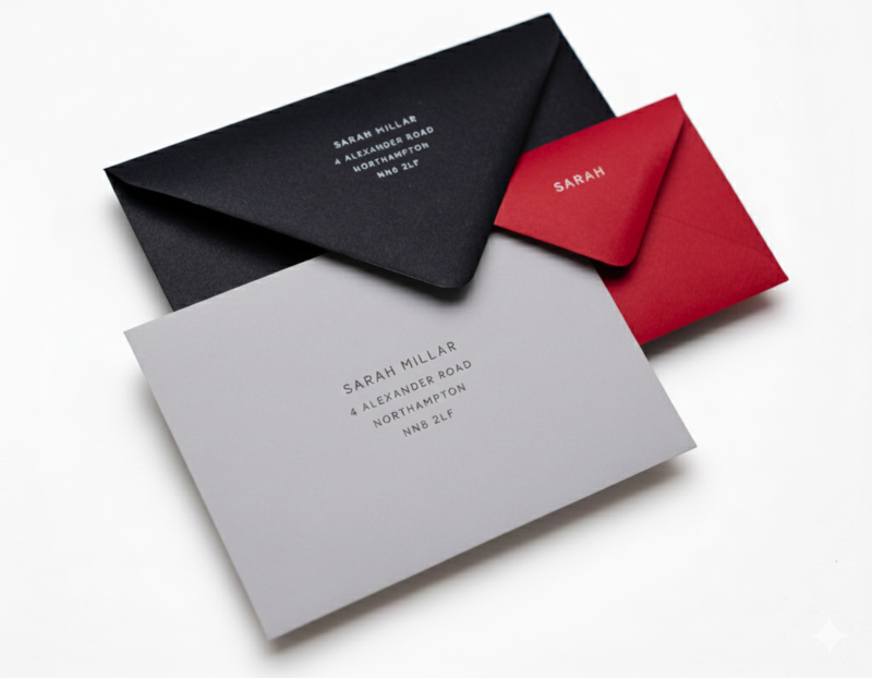 Envelope Printing Add-On (Your Design) Envelope Printing